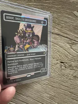 Bebop, Skull & Crossbones (Borderless) (Surge Foil): MTG TMNT - Image 3