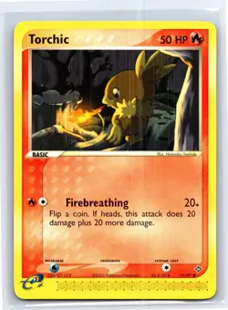 2003 Pokemon TCG EX Dragon Torchic - 77/97 - LP - Image 1