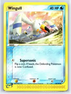 2003 Pokemon TCG EX Sandstorm Wingull - 84/100 - NM - Image 1