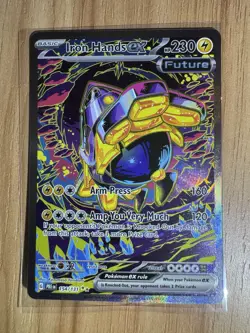 Pokemon TCG - Iron Hands EX - SIR - Prismatic Evolutions - NM - Image 1