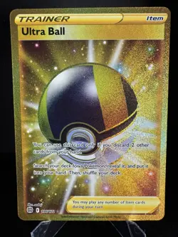 Pokemon TCG Ultra Ball 186/172 - Brilliant Stars Secret Rare Holo - Near Mint - Image 1