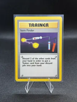 Pokemon TCG Base Set Item Finder #74/102 Unlimited Rare Vintage 1999 LP - Image 1