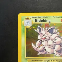 Pokemon Vintage Holo Nidoking Base Set 11/102 Wizards Of The Coast 1999 Tcg - Image 2
