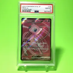PSA 10 Mew ex 195/165 Japanese Pokemon 151 SV2a Full Art Holo - Image 1