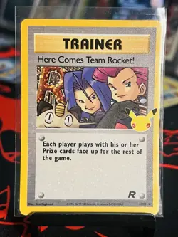 Pokemon Celebrations Trainer Here Comes Team Rocket 15/82 - Image 1