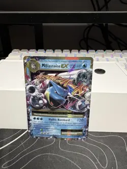 Mega-Blastoise-EX - 22/108 - Holo Rare EX NM, English Pokemon Evolutions - Image 1