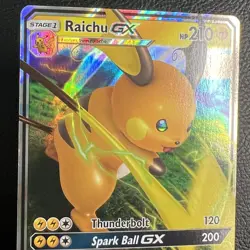 Pokemon Pikachu Stamped Raichu GX Battle Academy Promo 20/68 Hidden Fates NM - Image 5