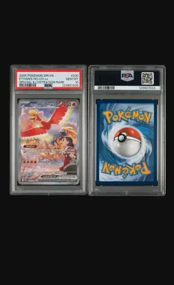 2025 ETHAN'S HO-OH EX #230 POKEMON DRI EN-DESTINED RIVALS PSA 10 - Image 3