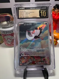 Bombirdier Pokemon (2023) Japanese Violet ex - 089/078 Art Rare CGC 10 PRISTINE - Image 2
