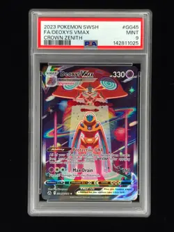 Deoxys Vmax GG45 Pokemon Crown Zenith PSA 9 🔥🔥🔥 - Image 1