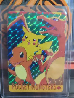Pokemon Charizard / Pikachu / Charmander Holo Prism Vending Sticker #3 - Image 1
