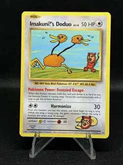 Pokemon ImakuniU's Doduo Secret Rare Evolutions 112/108 Regular 50 HP English - Image 1