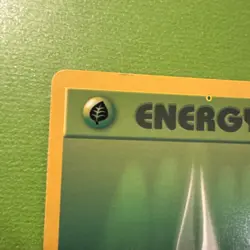 Pokemon TCG Ink Error Grass Energy 99/102 Base Set Unlimited - Image 4