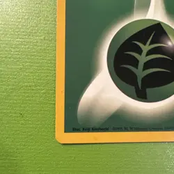 Pokemon TCG Ink Error Grass Energy 99/102 Base Set Unlimited - Image 5