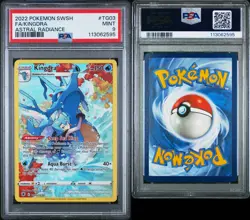 2022 POKEMON SWORD & SHIELD ASTRAL RADIANCE #TG03 FULL ART/KINGDRA PSA 9 - Image 3