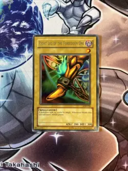 Yu-Gi-Oh TCG Right Leg Of The Forbidden One #LOB-EN120 Unlimited MP (WNU) - Image 1