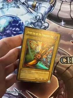 Yu-Gi-Oh TCG Right Leg Of The Forbidden One #LOB-EN120 Unlimited MP (WNU) - Image 3