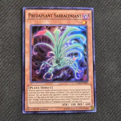 Yu-Gi-Oh! 1st Ed. Fusion Enforcers Predaplant Sarraceniant Super Rare FUEN-EN001 - Image 1