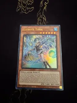 Yu-Gi-Oh! Elfnote Tinia BPRO-EN011 Ultra Rare 1st Edition NM - Image 1