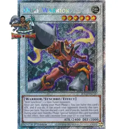 Yugioh! 1x Drill Warrior RA03-EN232 Platinum Secret Rare 1st Ed NM - Image 1