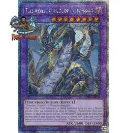 Yugioh! 1x Thunder Dragon Colossus RA03-EN036 Quarter Century Secret Rare NM - Image 1