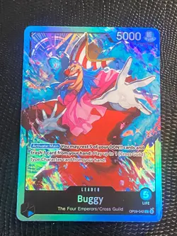 One Piece OP09-042 Leader Buggy - English - Foil - NM - FREE SHIPPING !!! - Image 1