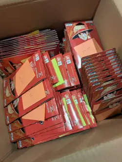 53x One Piece TCG OP13 - Carrying On His Will - Blister Booster Pack Sleeved - Image 1