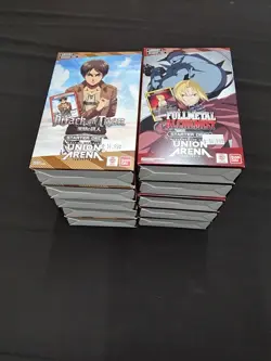 Union Arena - Starter Deck Lot Of 10 Attack On Titan Fullmetal Alchemist New - Image 1