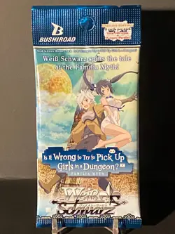 Weiss Schwarz Is it Wrong to Try to Pick Up Girls in a DungeonU Booster Pack - Image 1
