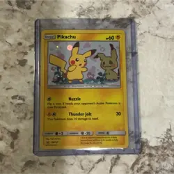 Pokemon Pikachu SM04 SM Promo Holo 70 HP Basic Electric Card English - Image 1