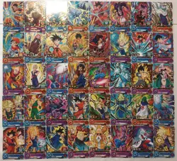 Lot of 40 Japanese Dragon Ball Super Dragonball Heroes TCG Rare Card Set - Image 1