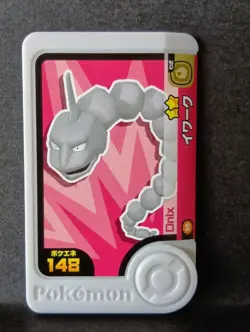 Onix Steelix Mezastar Frienda Pokemon Card Japanese Pick Tag Tip - Image 2
