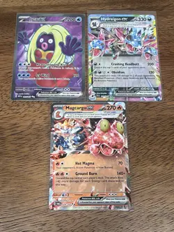 Pokemon TCG mixed Ex Lot 3 Cards - Jynx Ex 191 - Hyrdreigon 119 Magcargo 029 -NM - Image 1