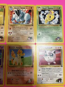 Lot Of 23 Different Vintage 2000 WOTC Pokemon Gym Challenge Cards- HP-NM - Image 3
