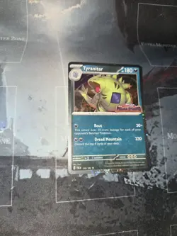 Tyranitar (Paldea Evolved Stamp) 135/193 Cosmo Holo Pokemon Card NM - Image 2