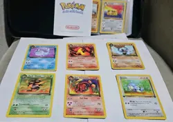 Vintage Team Rocket Set Pokemon 6 Card Lot - Image 1