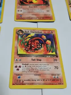 Vintage Team Rocket Set Pokemon 6 Card Lot - Image 4
