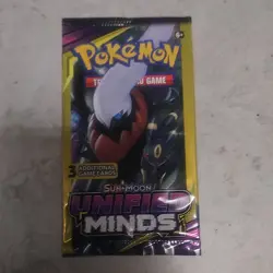Pokemon Sun & Moon Unified Minds Booster Pack 3 Cards - Image 1