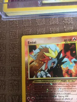 pokemon card Entei black star promo 34 - Image 3