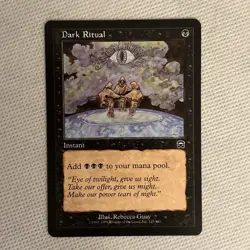 MTG [Dark Ritual] Mercadian Masques #129/350 Reg Common NM/Unplayed *Free Ship* - Image 1