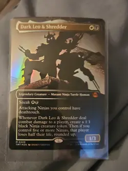 Dark Leo & Shredder X1 BORDERLESS -NM/M-Teenage Mutant Ninja Turtles - Image 3