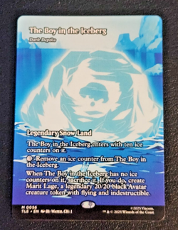 The Boy in the Iceberg Borderless ( Dark Depths MTG : Avatar The Last Airbender) - Image 1