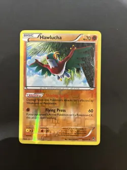 Hawlucha - 63/111 - Holo Rare - Reverse Holo NM English Pokemon Furious Fists - Image 1