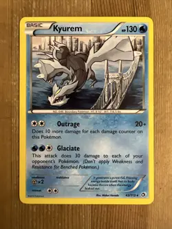 Pokemon TCG Kyurem Legendary Treasures 43/113 Non Holo Rare VLP - Image 1