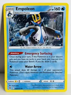 Empoleon - 037/172 - Cosmos Holo Promo - Brilliant Stars - Pokemon Card - - Image 1
