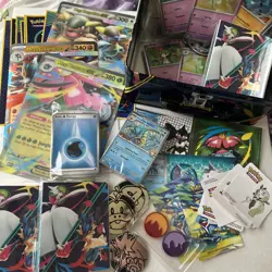 Pokemon Bulk Lot (Stickers, Coins, Counters, Tin, Portfolio, Jumbo Cards Energy) - Image 1