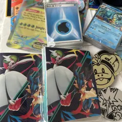 Pokemon Bulk Lot (Stickers, Coins, Counters, Tin, Portfolio, Jumbo Cards Energy) - Image 4