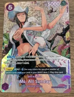 One Piece TCG Ms. All Sunday - OP04-64 Alt Art SR SP - Image 1