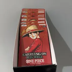 One Piece OP-13 CARRYING ON HIS WILL Sleeved Booster (Lot of 9) - Image 1