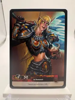 World of Warcraft TCG Worldbreaker Foil Hero Jai Dawnsteel - Image 2